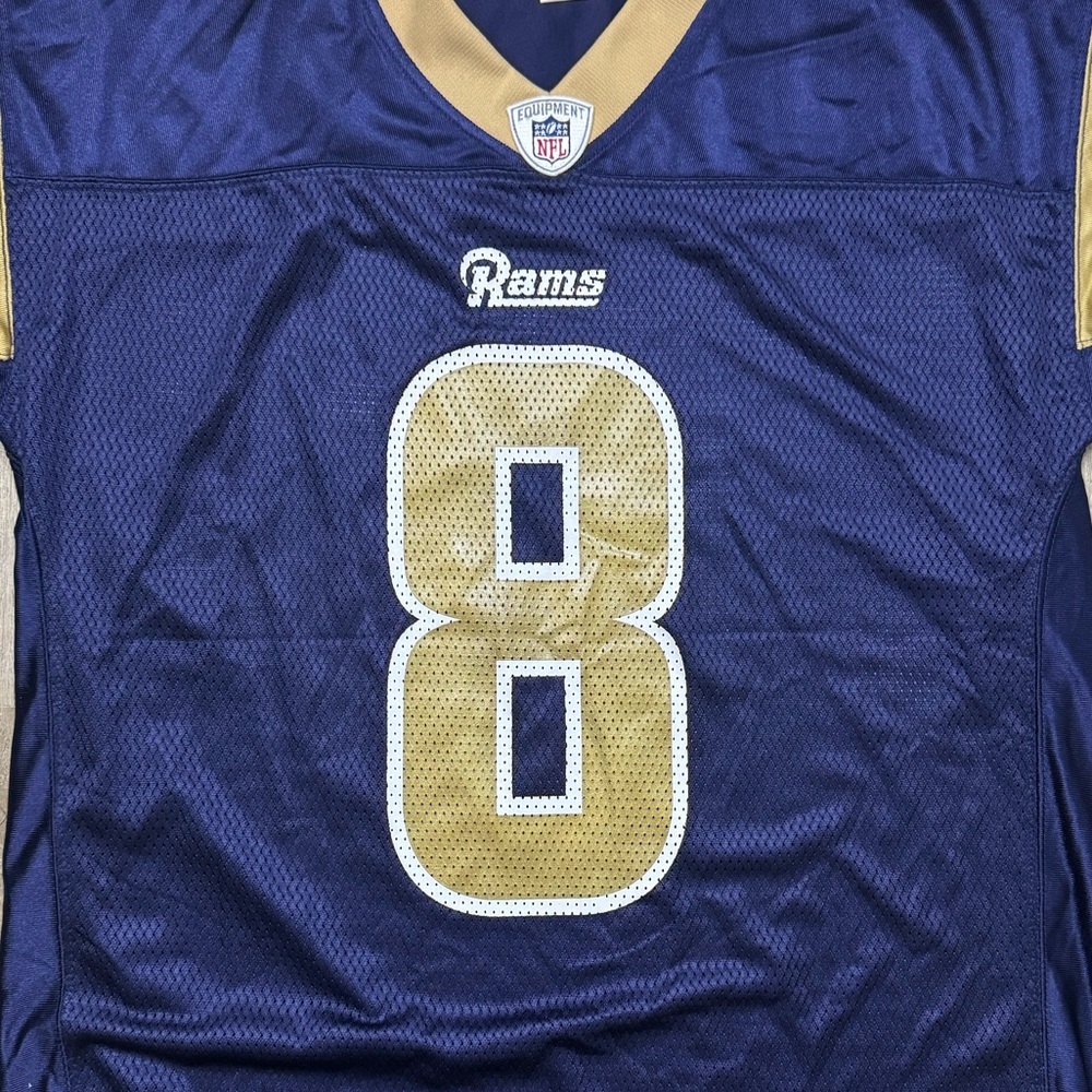 Authentic Reebok NFL St. Louis Rams #8 Sam Bradford Jersey, Medium - Picture 2 of 9